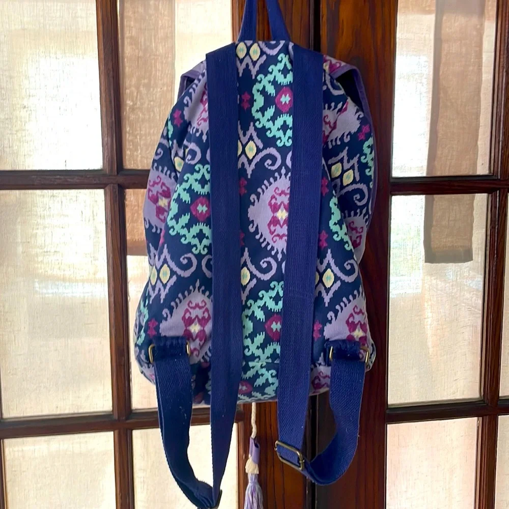Full size Cotton Aztec Bucket Backpack